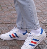 SÜPERSTAR BEYAZ-MAVİ-KIRMIZI İTHAL