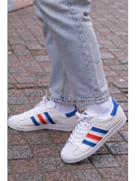 SÜPERSTAR BEYAZ-MAVİ-KIRMIZI İTHAL