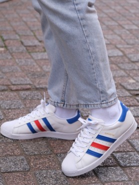 SÜPERSTAR BEYAZ-MAVİ-KIRMIZI İTHAL