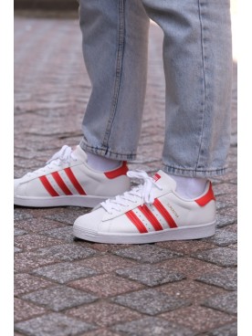 SÜPERSTAR BEYAZ - KIRMIZI İTHAL