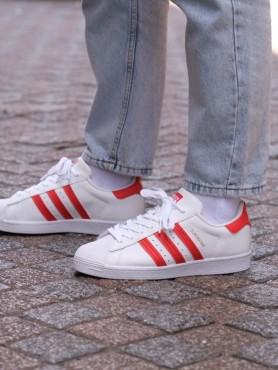 SÜPERSTAR BEYAZ - KIRMIZI İTHAL